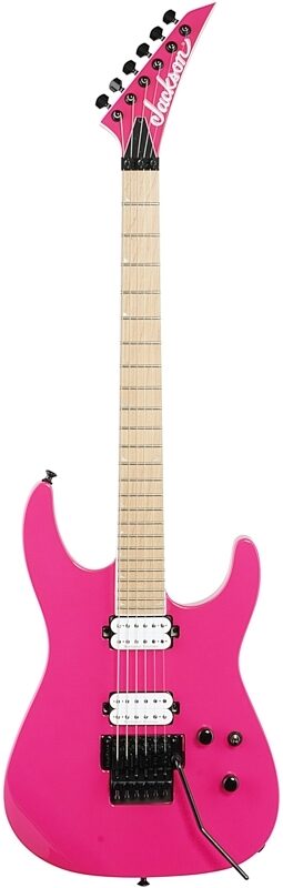 Jackson SL2M Pro Soloist MAH Electric Guitar, with Maple Fingerboard, Magenta, Full Straight Front
