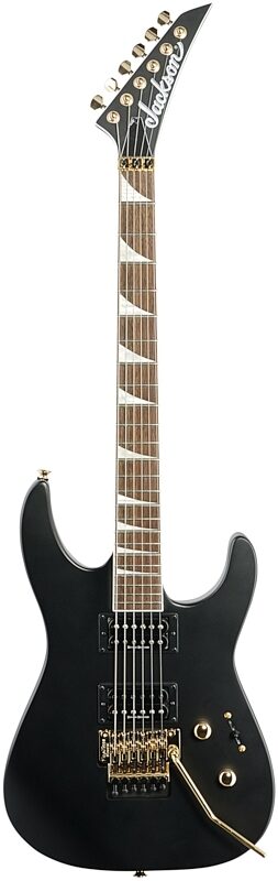 Jackson X Series Soloist SLX DX Electric Guitar (with Poplar Body), Satin Black, Full Straight Front