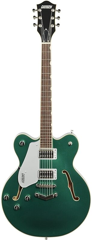 Gretsch G5622LH Electromatic CB DC Electric Guitar, Left-Handed, Georgia Green, Full Straight Front