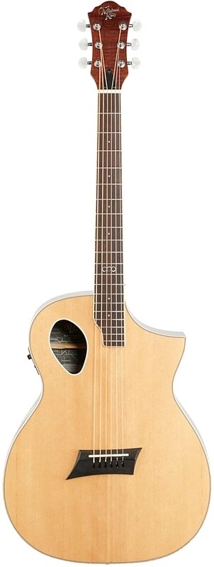 Michael Kelly Triad Port Acoustic-Electric Guitar, Natural, Full Straight Front