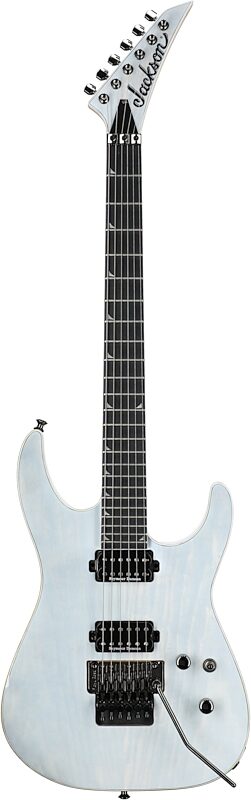 Jackson Pro Soloist SL2A MAH FR Electric Guitar, with Ebony Fingerboard, Unicorn White, Full Straight Front