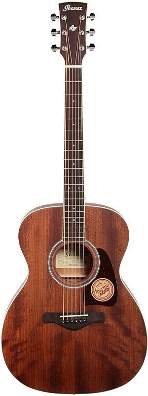 Ibanez Artwood AC340 Grand Concert Acoustic Guitar, Natural Open Pore, Full Straight Front