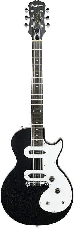 Epiphone Les Paul SL Electric Guitar Starter Pack (with Gig Bag), Ebony, Full Straight Front