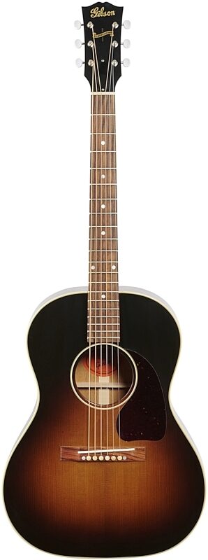 Gibson Custom 1942 Banner LG-2 VOS Acoustic Guitar (with Case), Vintage Sunburst, Full Straight Front
