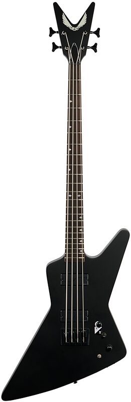 Dean Z Select Electric Bass with Fishman Pickups, Satin Black, Full Straight Front