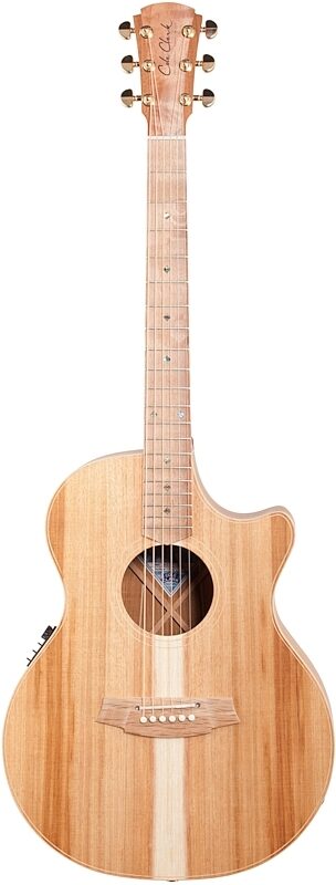 Cole Clark Angel 2EC Australian Blackwood Acoustic-Electric Guitar (with Case), New, Full Straight Front