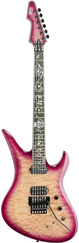 Schecter Nikki Stringfield A-6 FRS Electric Guitar, Maiden Mist, Full Straight Front