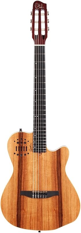 Godin ACS-SA Koa Classical Acoustic-Electric Guitar (with Gig Bag), New, Full Straight Front