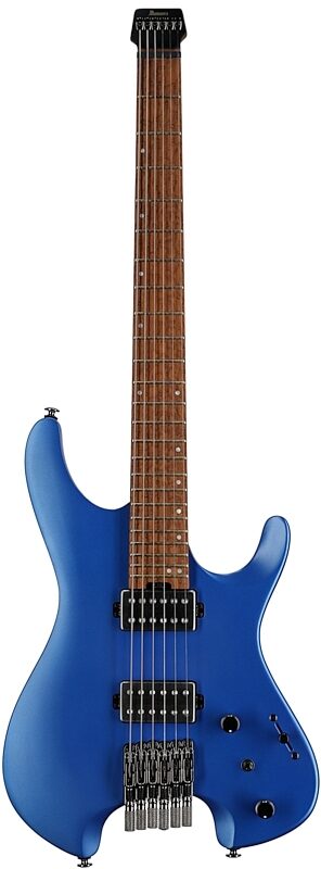 Ibanez Q52 Electric Guitar (with Gig Bag), Laser Blue Matte, Full Straight Front