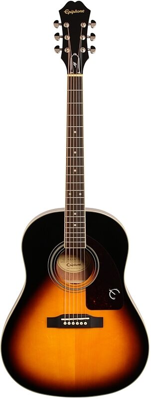 Epiphone AJ-220S Acoustic Guitar, Vintage Sunburst, Full Straight Front