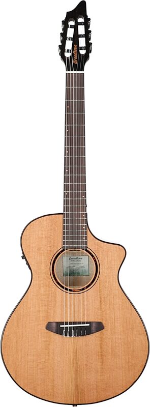 Breedlove ECO Pursuit Exotic S Concert Nylon CE Acoustic Guitar, Cedar, Full Straight Front
