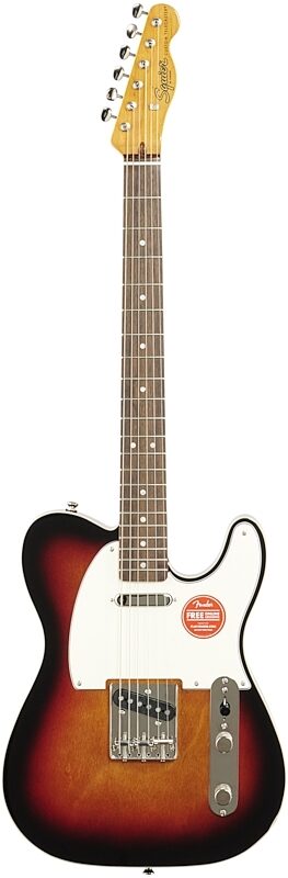 Squier Classic Vibe '60s Custom Telecaster Electric Guitar, with Laurel Fingerboard, 3-Color Sunburst, Full Straight Front