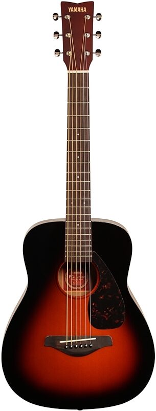 Yamaha JR2 3/4-Size Folk Acoustic Guitar (with Gig Bag), Tobacco Sunburst, Full Straight Front