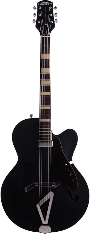 Gretsch G100CE Synchromatic Archtop Acoustic-Electric Guitar, Black, Full Straight Front