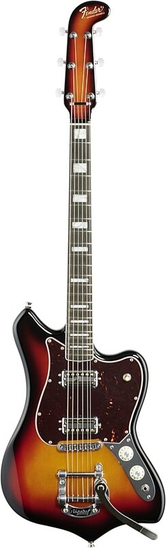 Fender Parallel Universe II Maverick Dorado Electric Guitar (with Case), Ultraburst, Full Straight Front