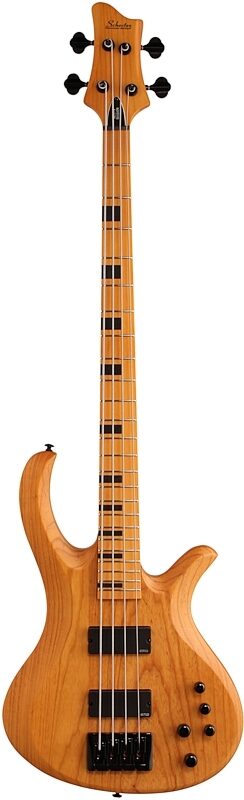 Schecter Session Riot 4 Electric Bass, Aged Natural Satin, Full Straight Front