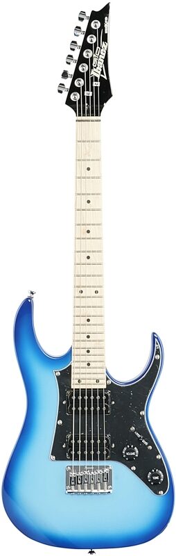 Ibanez GRGM21M Mikro Electric Guitar, Blue Burst, Full Straight Front