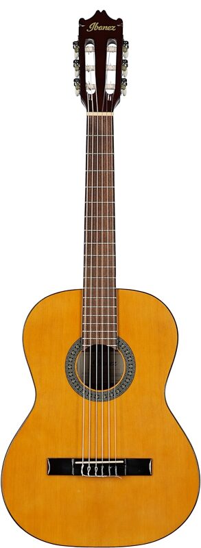 Ibanez GA2 3/4-Size Classical Acoustic Guitar, Natural, Full Straight Front