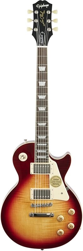 Epiphone Les Paul Standard 50s Electric Guitar, Heritage Cherry Sunburst, Full Straight Front