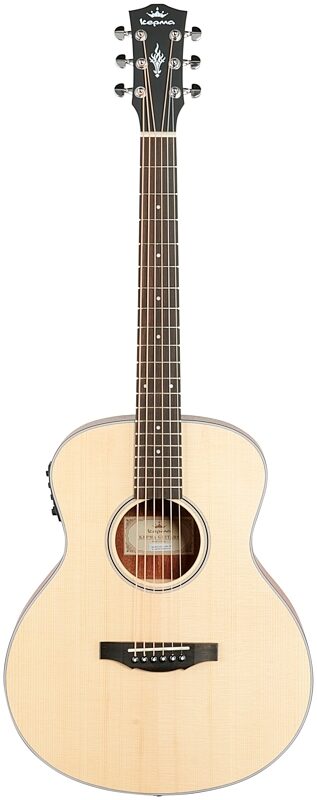 Kepma K3 Mini 36 Acoustic-Electric Guitar, Natural Matte, Full Straight Front