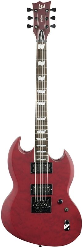 ESP LTD Viper 1000 Evertune Electric Guitar, See-Thru Black Cherry, Full Straight Front
