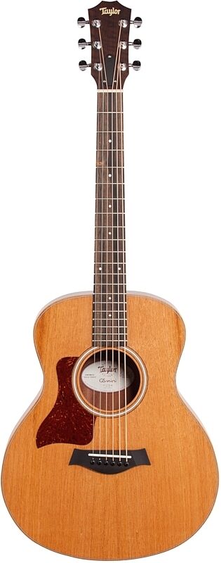 Taylor GS Mini Mahogany Acoustic Guitar, Left-Handed (with Gig Bag), Natural, Full Straight Front