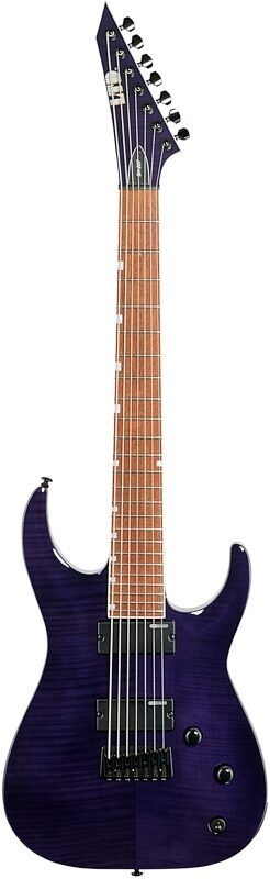 ESP LTD Brian Head Welch SH207 Electric Guitar, See-Thru Purple, Full Straight Front