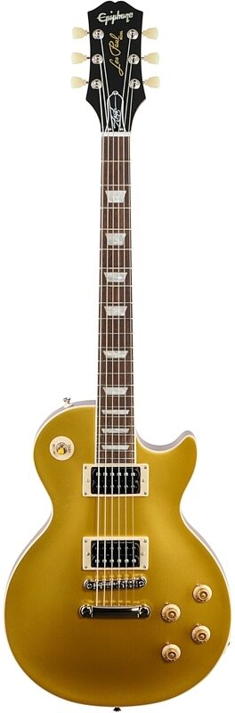 Epiphone Slash Les Paul Electric Guitar (with Case), Metallic Gold, Full Straight Front