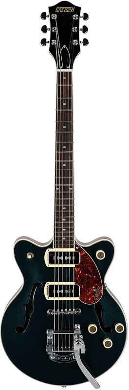 Gretsch G2655T P90 Streamliner Center Block Jr. with Bigsby Electric Guitar, Midnight Sapphire, Full Straight Front