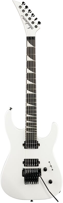 Jackson MJ Series Dinky DKR Electric Guitar, with Ebony Fingerboard (and Case), Snow White, Full Straight Front
