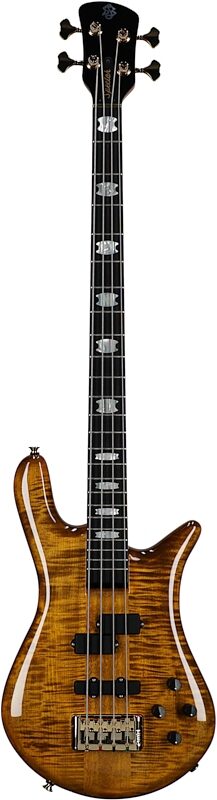 Spector Euro4 LT Electric Bass (with Gig Bag), Tiger Eye Gloss, Blemished, Full Straight Front