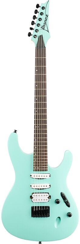 Ibanez S561 Electric Guitar, Sea Foam Green Matte, Full Straight Front