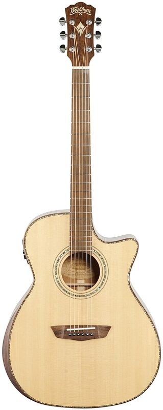 Washburn G105SCE Comfort Series Grand Auditorium Acoustic-Electric Guitar, New, Full Straight Front