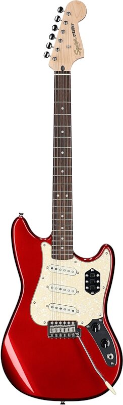 Squier Paranormal Cyclone Electric Guitar, Candy Apple Red, Full Straight Front
