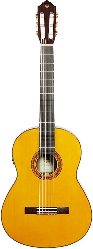 Yamaha CG-TA TransAcoustic Nylon Classical Acoustic-Electric Guitar, New, Full Straight Front