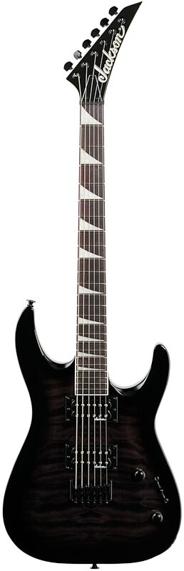 Jackson JS Dinky JS32Q DKAHT Electric Guitar, Transparent Blackburst, Full Straight Front