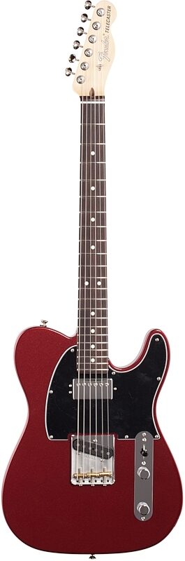 Fender American Performer Telecaster Humbucker Electric Guitar, Rosewood Fingerboard (with Gig Bag), Aubergine, Full Straight Front