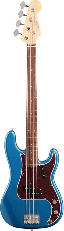 Fender American Original '60s Precision Electric Bass (with Case), Lake Placid Blue, Full Straight Front