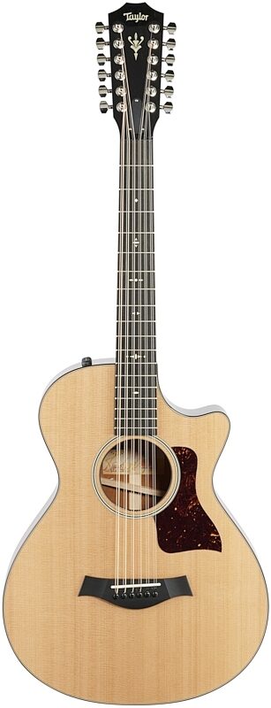 Taylor 552ce 12-Fret Grand Concert V Acoustic-Electric Guitar, 12-String, New, Full Straight Front