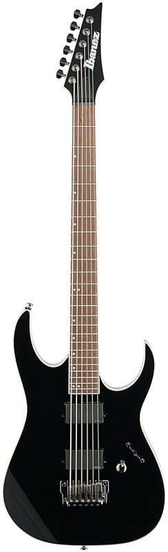 Ibanez RGIB21 Baritone Electric Guitar, Black, Full Straight Front