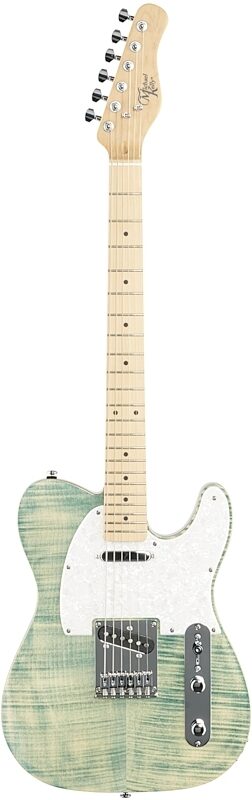 Michael Kelly 1953 Electric Guitar, with Maple Fingerboard, Blue Jean Wash, Full Straight Front