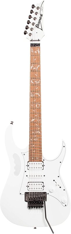 Ibanez Steve Vai JEM Junior Electric Guitar, White, Full Straight Front