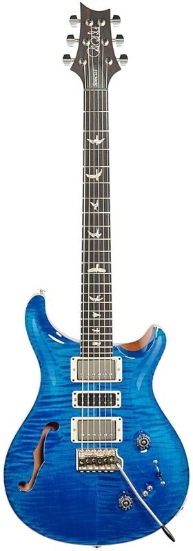 PRS Paul Reed Smith Special Semi-Hollow Limited Edition Electric Guitar (with Case), Aquamarine, Full Straight Front