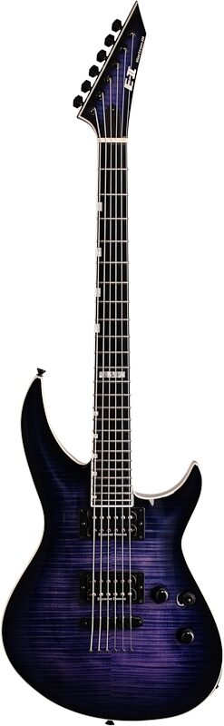 ESP E-II Horizon III FM Electric Guitar, Reindeer Blue, Full Straight Front