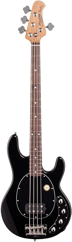 Sterling by Music Man Ray34 Electric Bass Guitar, Black, Full Straight Front