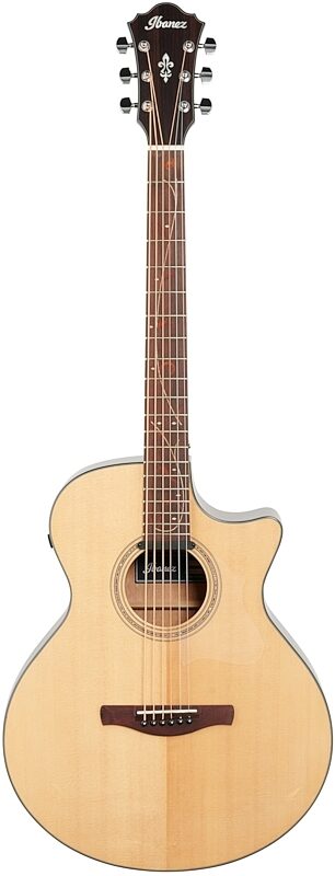 Ibanez AE275BT Acoustic-Electric Baritone Guitar, Natural Low Gloss, Full Straight Front
