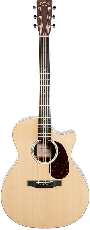 Martin GPC-13E Grand Performance Acoustic-Electric Guitar (with Soft Case), Natural, Full Straight Front