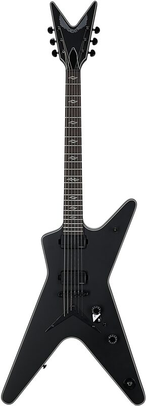 Dean ML Select Fluence Electric Guitar, Black Satin, Full Straight Front