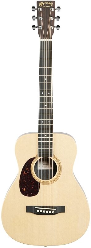 Martin LX1RE Little Martin Acoustic-Electric Guitar, Left-Handed (with Gig Bag), New, Full Straight Front