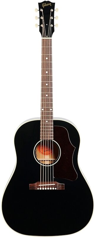 Gibson '50s J-45 Original Acoustic-Electric Guitar (with Case), Ebony, Blemished, Full Straight Front
